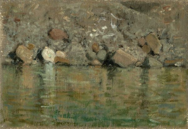 Pietre lungo il fiume Piave